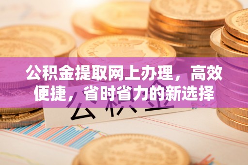 容城公积金提取网上办理，高效便捷，省时省力的新选择